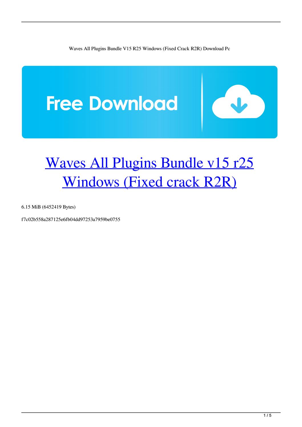 How to install cracked waves bundle crack